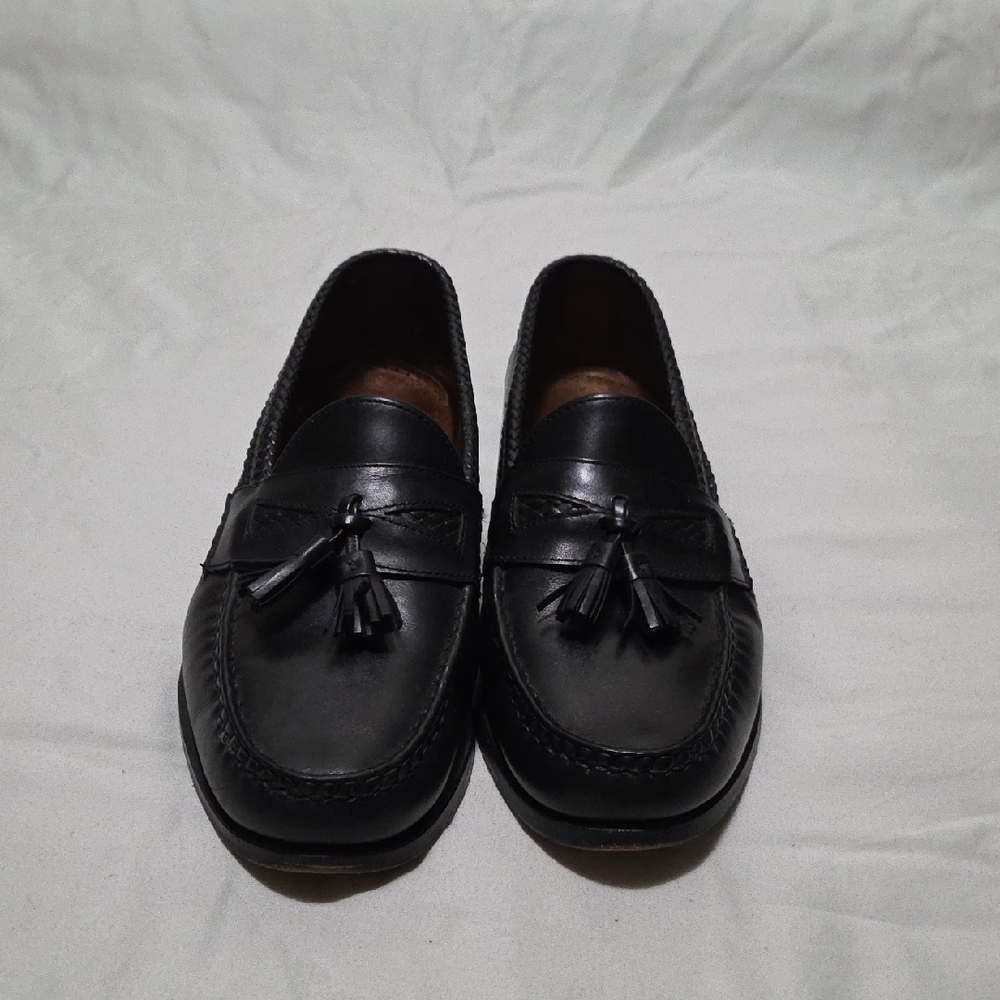 Allen Edmonds " Maxfield" Black Leather Tassel Loafers